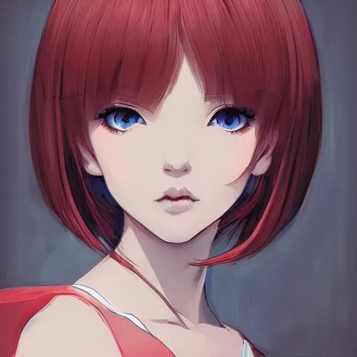 Image similar to ilya kuvshinov