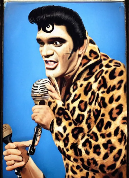 frankenstein elvis impersonator with pompadour and | Stable Diffusion ...