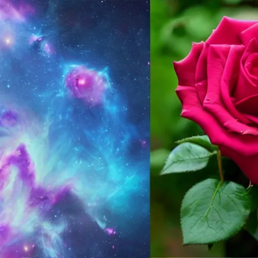 Image similar to rose and nebula combination