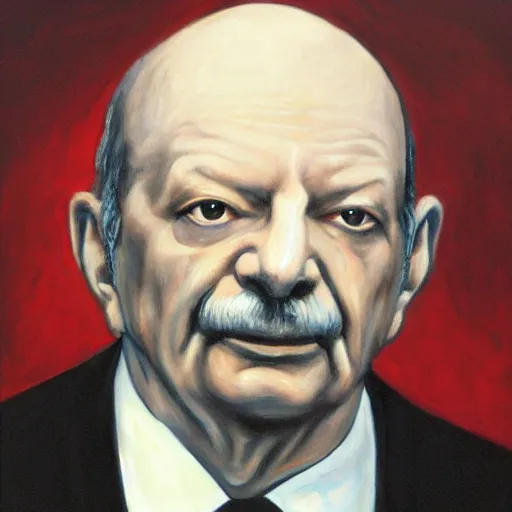 Prompt: portrait of rene levesque by greg ruthkowski