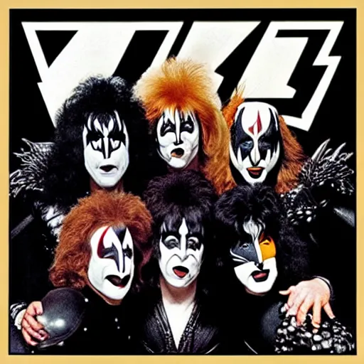 Image similar to kiss album cover