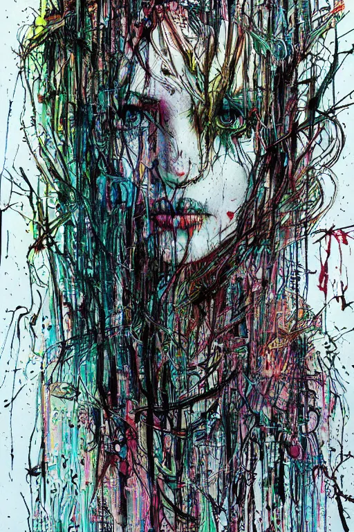 Image similar to the soul's endless plight to perfection, struggle and resolution, by carne griffiths