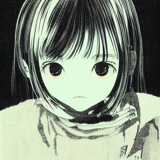 Image similar to a pretty little girl, by asano inio,