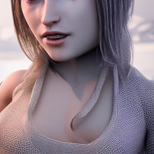 Image similar to womanized humanoid robot made of steel, beautiful face, anatomically correct, unreal engine, ray tracing, 8 k, uhd, ultrarealistic, highly detailed