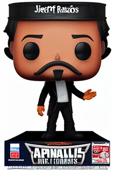 Image similar to “ very very intricate photorealistic photo of a jeff bezos funko pop on a solid white background, award - winning details ”