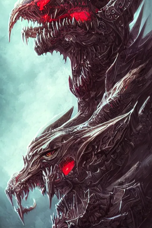 Image similar to An evil monster by ross tran, hyper-detailed, intricate, wide angle, beautiful, fantasy, concept art