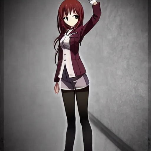 Makise Kurisu Full Body Stable Diffusion Openart