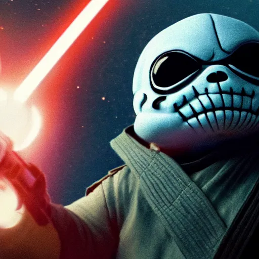 Prompt: sans in star wars the last jedi