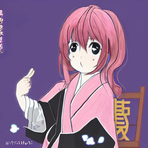 Image similar to lilypichu as sayu in genshin impact