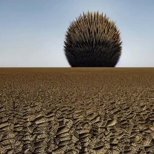 Image similar to a spiky field, Hyperallergic A Nuclear Warning Designed to Last 10,000 Years