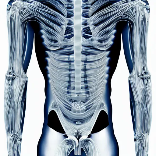 Image similar to full frame human body with fractal microorganisms aura, fine details, symmetrical, fine details, muscles, veins, artery, 90's aesthetic, x-ray, noise film, photo