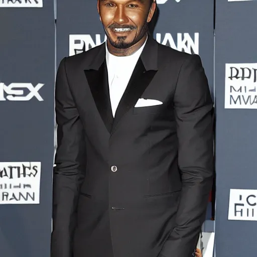 Prompt: black david beckham