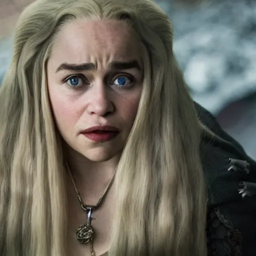 Prompt: movie still of emilia clarke as jynx in the real - life adoption of pokemon