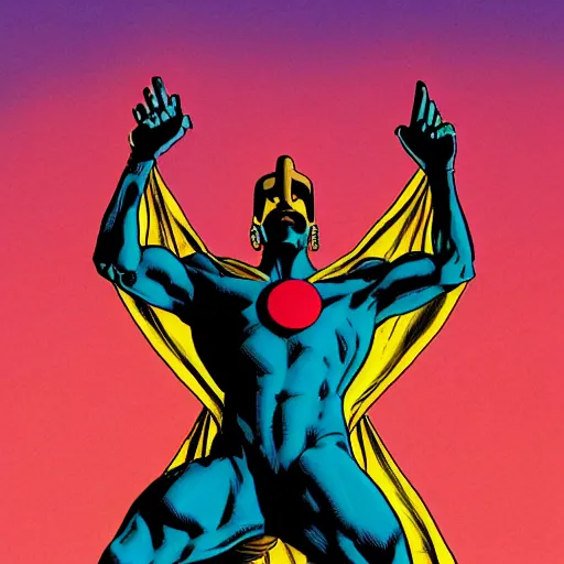 Image similar to Ozymandias, by Dave Gibbons