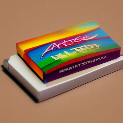 Image similar to elegant colorful matchbox, 3 d, octane render, by artgerm