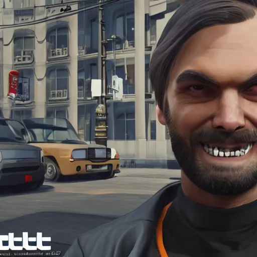 Prompt: Pewdiepie as a Grand Theft Auto character, Hyperrealistic, highly detailed, ornate and intricate, sharp, 8k, rendered in Unreal Engine 5