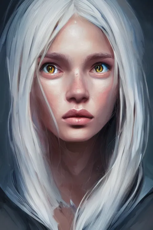 Image similar to a portrait of a beautiful girl, art by Danny Mac, highly detailed, digital painting, artstation, concept art, sharp focus, illustration