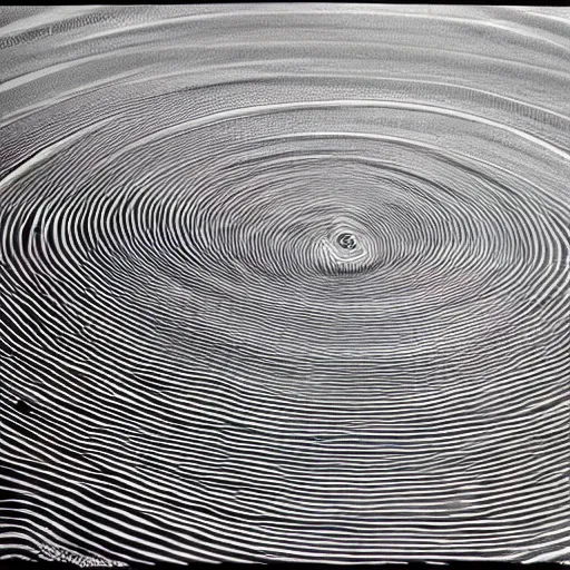 Prompt: ripples in spacetime by Lucien Clergue and Robert mccall