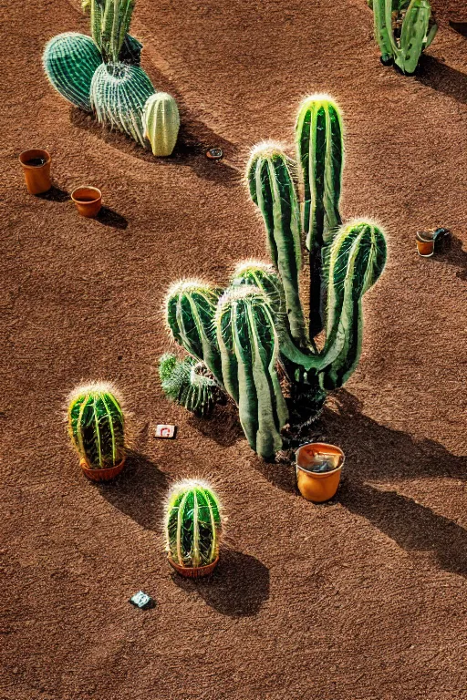 Prompt: photo two cacti at the track and field competition won the gold medal, photorealistic, realistic, detailed, hyperrealistic, 8 k, hdr, 8 k resolution, lossless quality, high resolution, high quality
