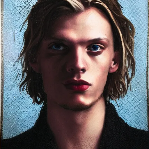 Prompt: renaissance portait of jamie campbell bower, detailed