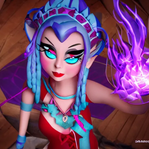 Prompt: Photo of Jinx from Arcane