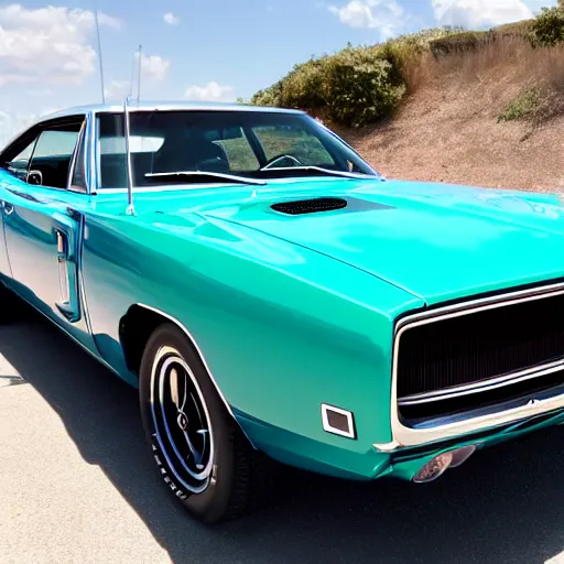 Image similar to 1969 charger rt/se, 8k, super hd, hyper realistic, fantastically detailed, fully detailed,