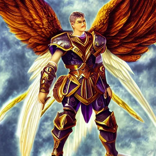 Prompt: an angel, super nintendo game sprite, symetric, barroque armor, warrior platinum armor