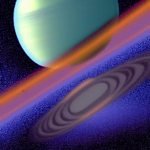 Image similar to nasa spacecraft entering the atmosphere of a planet, 1 9 7 0 s illustration, saturated colors