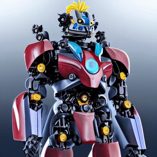 Image similar to Bionicles character with the face of Joe Biden