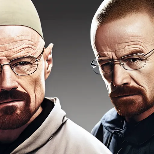 Image similar to walter white and jesse pinkman muckbang