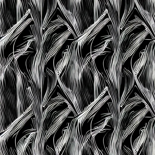 Image similar to abstract plant design digital artwork monochromatic black and white very simple corporate