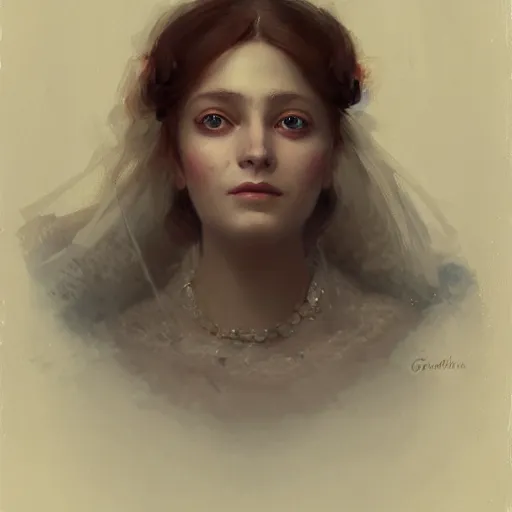 Prompt: portrait of a russian princess in her catsle, in the style of charles sillem lidderdale, in the style of greg rutkowski, artstation, high quality art