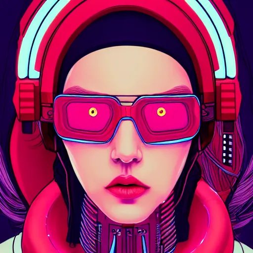 Image similar to portrait painting of a cyberpunk hacker olivia hye from loona, sharp focus, award - winning, trending on artstation, masterpiece, highly detailed, intricate. art by josan gonzales and moebius and deathburger