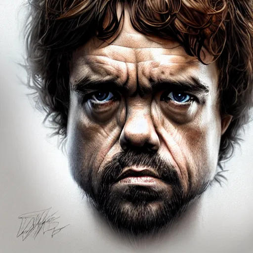 Prompt: peter dinklage as maximus, digital painting, extremely detailed, 4 k, intricate, brush strokes, mark arian, artgerm, bastien lecouffe - deharme