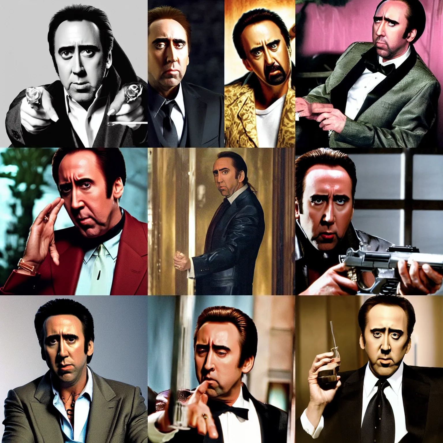 Prompt: nic cage as scarface