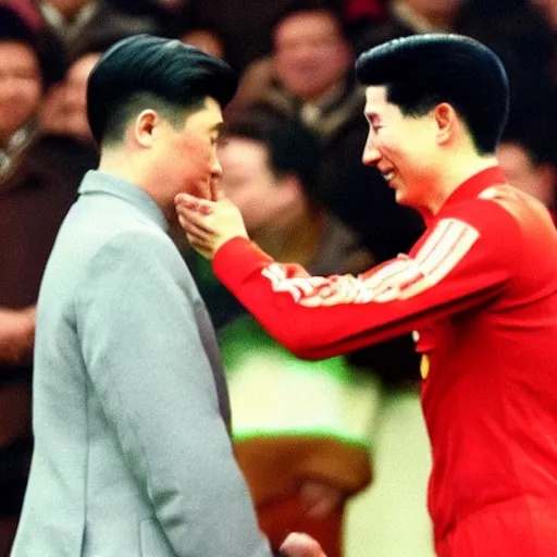 Image similar to robert lewandowski meeting mao zedong