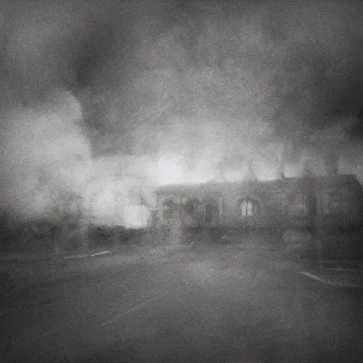 Image similar to pinhole photo : dream, smoke, double exposure, chromatic aberration