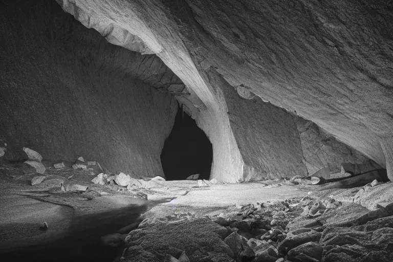 Image similar to a cave in greenland by benjamin hardman and todd hido