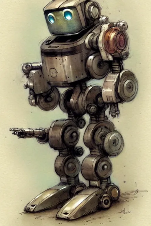 Prompt: (((((2050s robot . muted colors.))))) by Jean-Baptiste Monge !!!!!!!!!!!!!!!!!!!!!!!!!!!