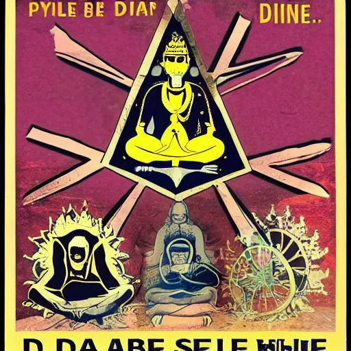 Prompt: PSA D.A.R.E. poster warning of the dangers of 'The Devi's Wheel'