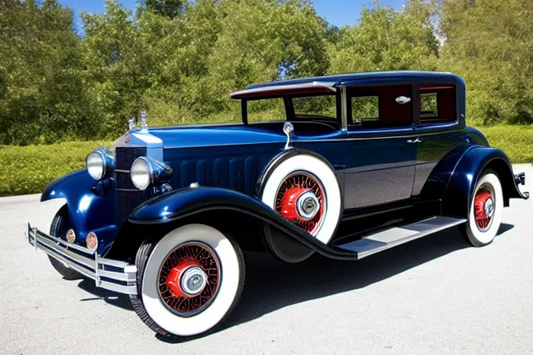 Prompt: 1 9 3 0 cadillac v - 1 6