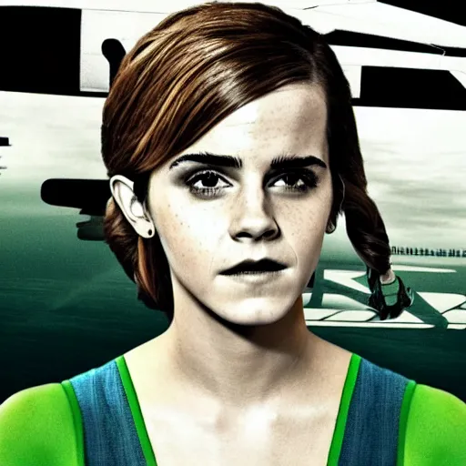 Prompt: Emma Watson as She-Hulk