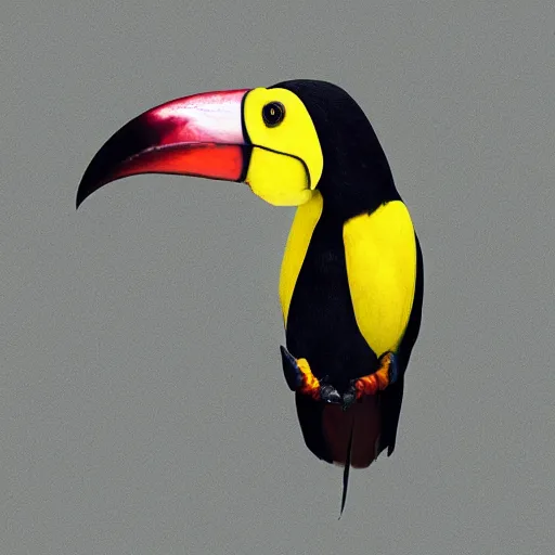 Image similar to woman with toucan beak, hybrid, photograph, illustration