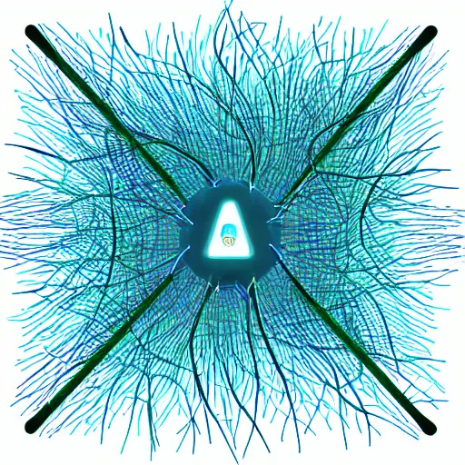 Prompt: portrait of midjourney neural network