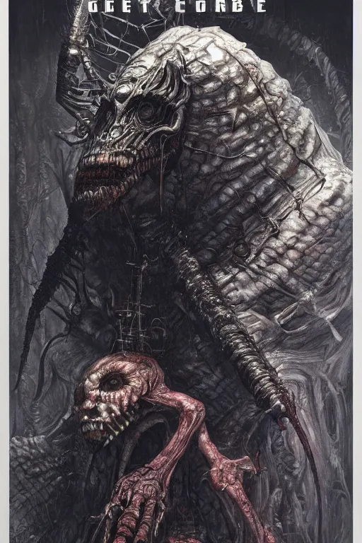 Prompt: portrait of john candy by hr giger, greg rutkowski and wayne barlowe as a diablo, resident evil, dark souls, bloodborne monster