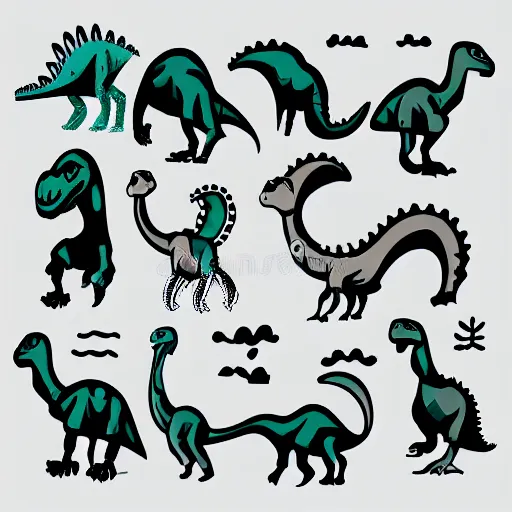 Image similar to dinosaur vector icon. isolated dinosaur, vector illustration. white background.