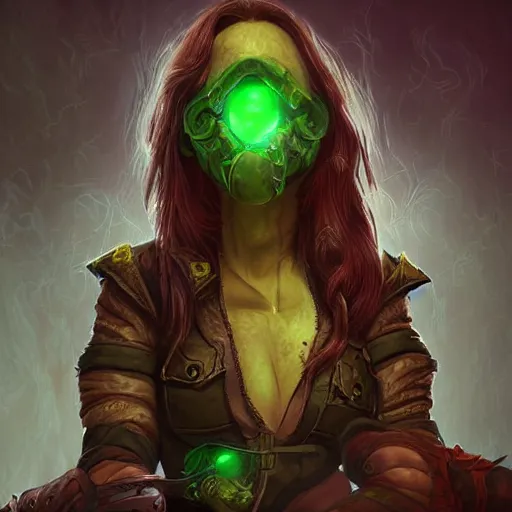 Image similar to snake-face lady, snake-face lady, snake-face lady, fangs, snake mouth, epic fantasy digital art, fantasy style art, fantasy hearthstone art style