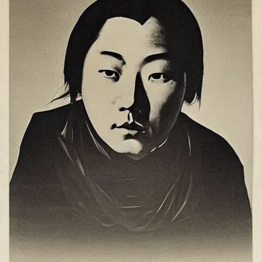 Prompt: tatsuro yamashita, portrait, by caravaggio