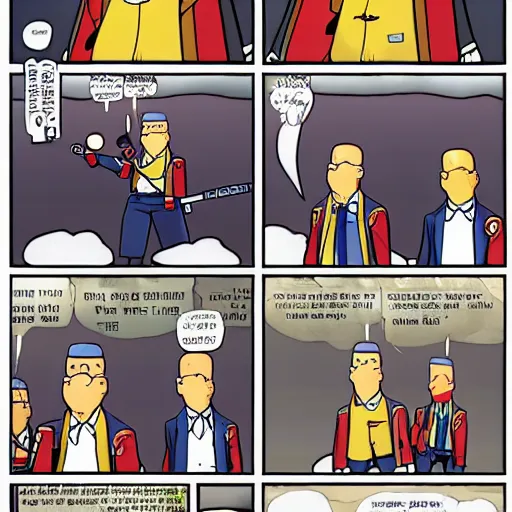 Image similar to anime dilbert gundam, by scott adams