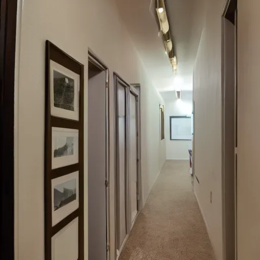 Image similar to apartment hallway, craigslist photo